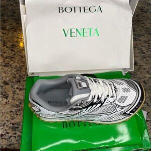 Bottega Veneta Black and White Sneakers